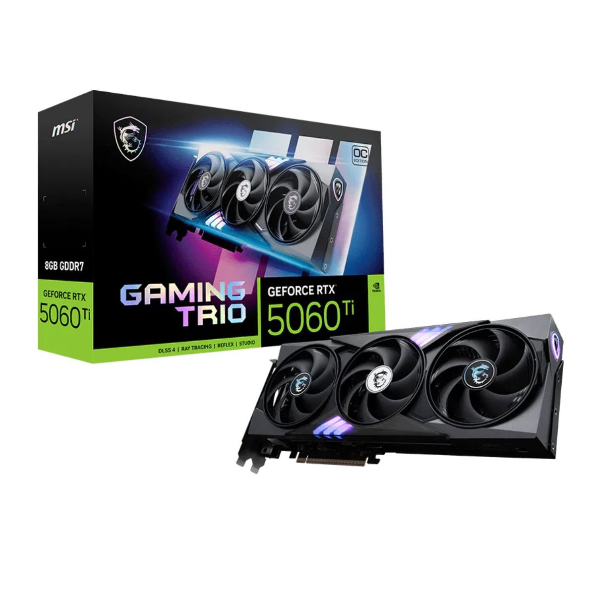 Placa de Video MSI RTX 5060 Ti 8Gb Gaming Trio Oc