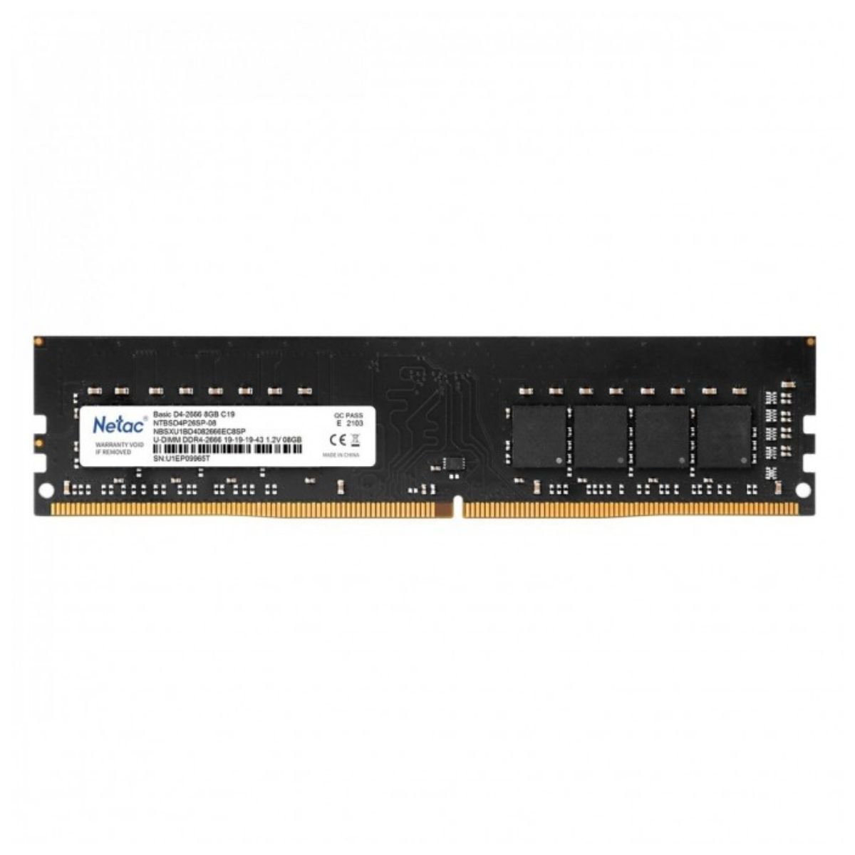 Memoria DDR4 16Gb 3200Mhz (1X16Gb) Netac