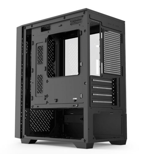 Alternative view of Gabinete Sentey H12 Black 4 ARGB Auto TG VGA 28Cm