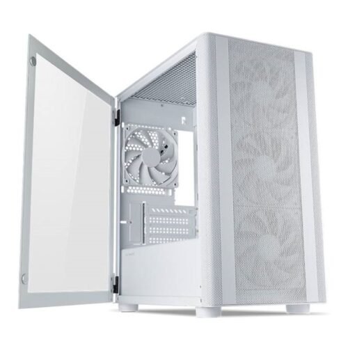 Gabinete Tecware Flatline TG White 4 Fans VGA 34Cm