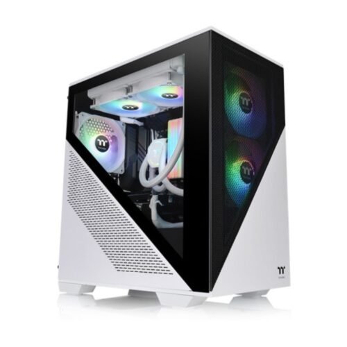 Gabinete Thermaltake Divider 170 Micro-Case TG Fan X2 ARGB Pwm Snow White
