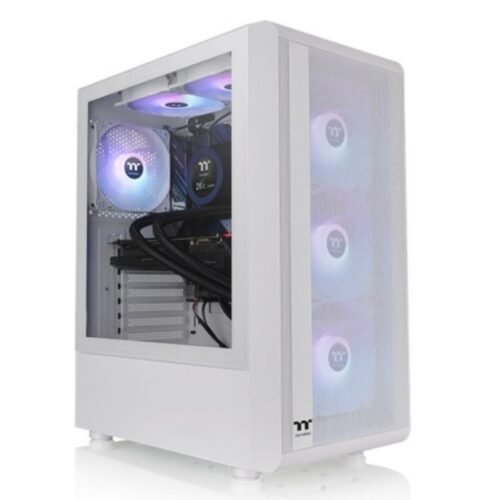 Gabinete Thermaltake Tt S200 TG 3 Fans ARGB White VGA 33Cm