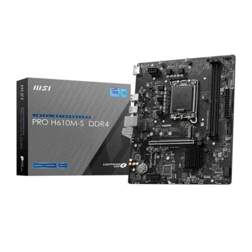 Mother 1700 MSI H610M-S DDR4 HDMI