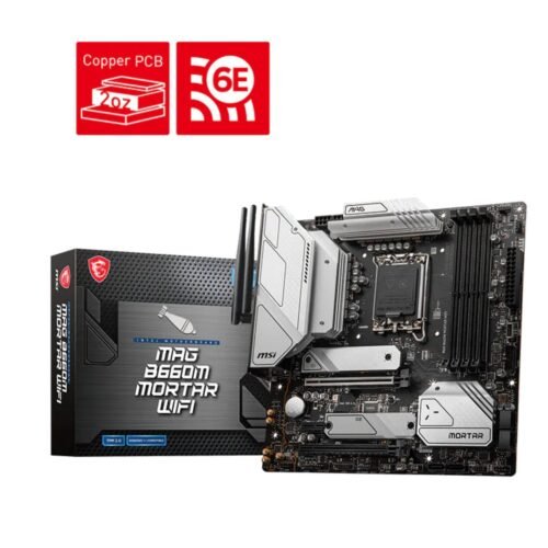 Mother 1700 MSI Mag B660M Mortar WiFi DDR5