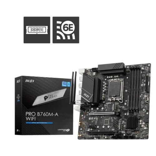 Mother 1700 MSI Pro B760M-A WiFi DDR5