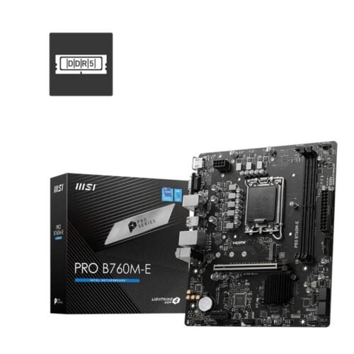 Mother 1700 MSI Pro B760M-E DDR5