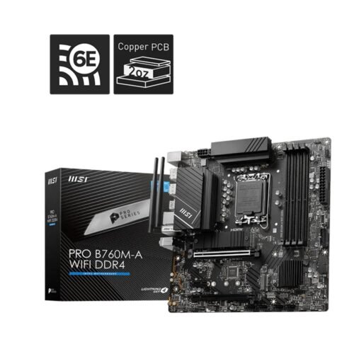 Mother 1700 MSI Pro B760M-A WiFi DDR4