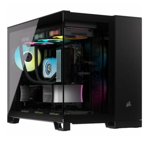 Gabinete Corsair 2500X TG Black Dual Chamber