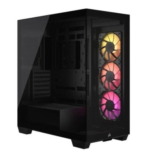 Gabinete Corsair 3500X TG ARGB X3 Black VGA 41Cm