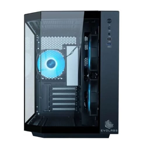 Alternative view of Gabinete Evolabs Primacy Black ARGB (VGA 42Cm Wc240)