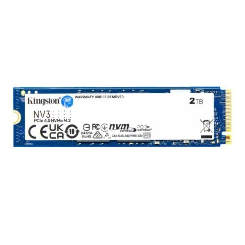 SSD M.2 2Tb Kingston Snv3S Nvme Pcie Gen4 6000Mb/S - 5000Mb/S