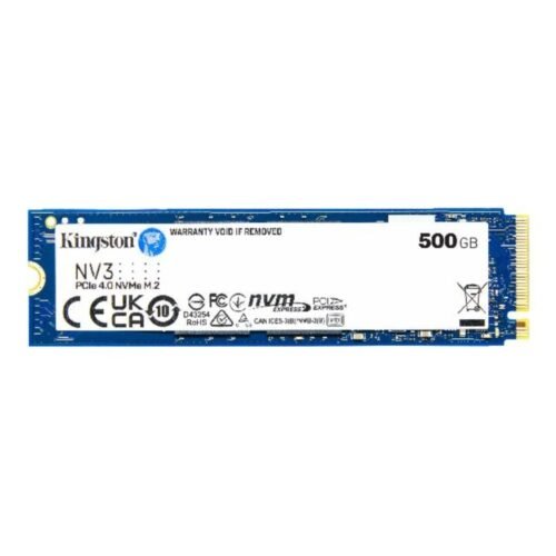 SSD M.2 500Gb Kingston Snv3S Nvme Pcie Gen4 5000Mb/S - 3000Mb/S