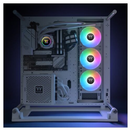 Alternative view of Watercooler Thermaltake TH360 TT ARGB SYNC AIO SNOW ED. WHITE