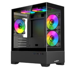 Gabinete Sentey H30 Black 5 ARGB TG VGA 35Cm