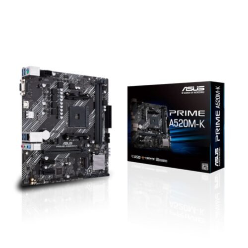 Mother AM4 Asus A520M-K M.2 2 Slots