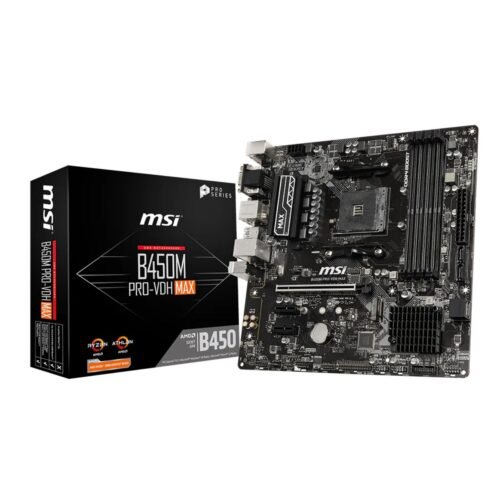Mother AM4 MSI B450M Pro Vdh Max 4 Slots