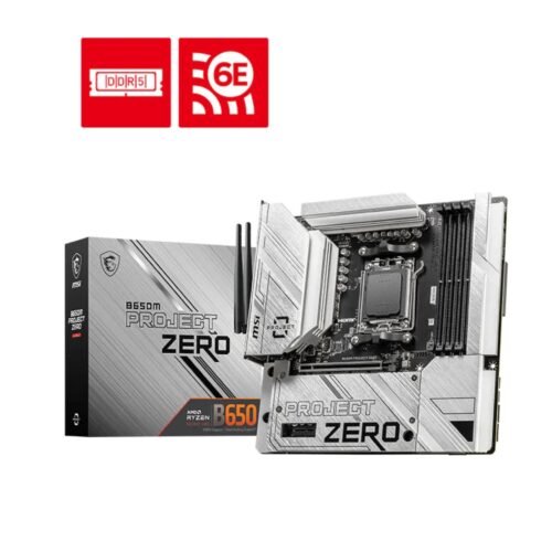 Mother AM5 MSI B650M Project Zero DDR5