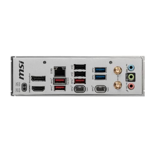 Alternative view of Mother AM5 MSI B650M Project Zero DDR5