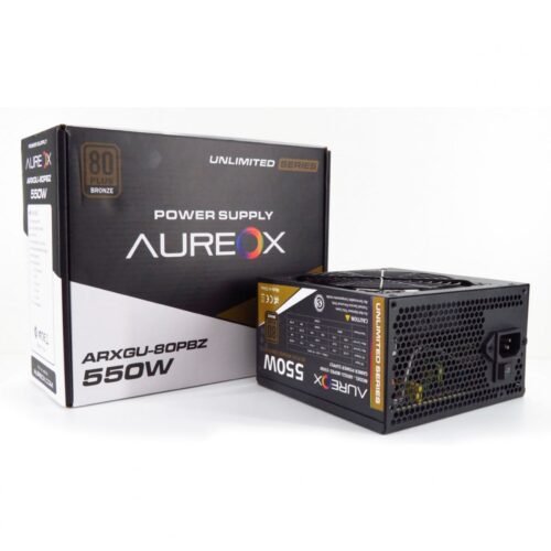 Fuente Aureox 550W ARXGU-550W 80 Plus Bronze