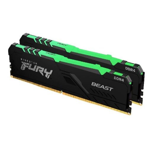 Memoria DDR4 32Gb 3600Mhz (2X16Gb) RGB Kingston Fury Beast
