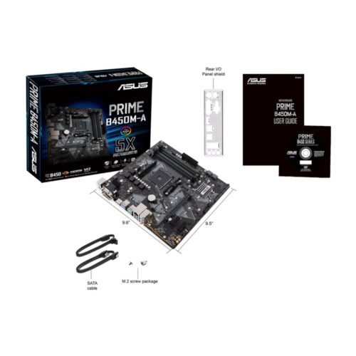 Mother AM4 Asus B450M-A Prime 4 Slots
