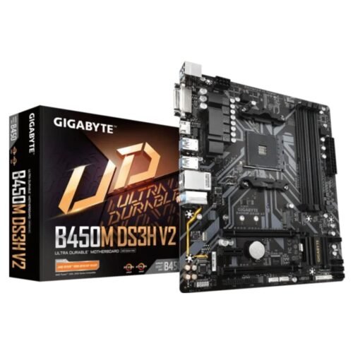 Mother AM4 Gigabyte B450M-DS3H V2 2pcie 16x