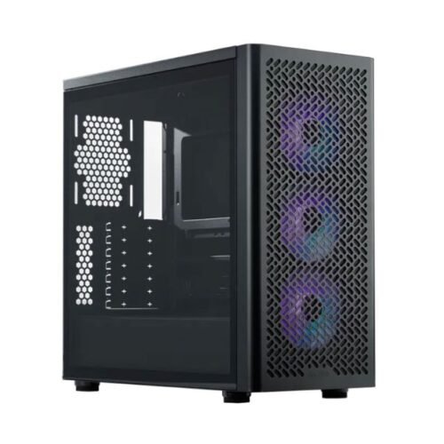 Gabinete Coolermaster Elite 502 ARGB TG Full VGA 41Cm Backconect