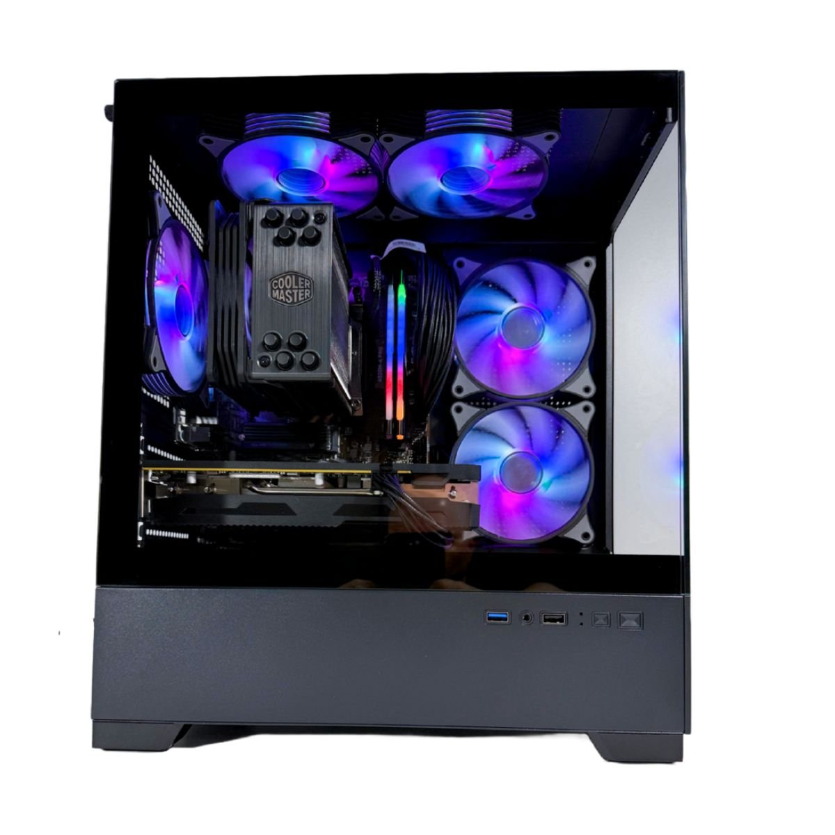 Gabinete Sentey H30 Black 5 ARGB TG VGA 35Cm
