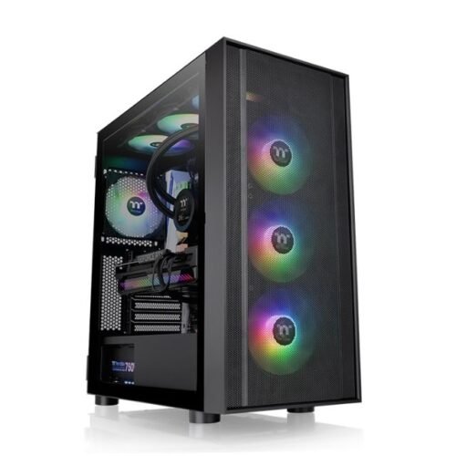 Gabinete Thermaltake H570 TG Fan X3 ARGB Black