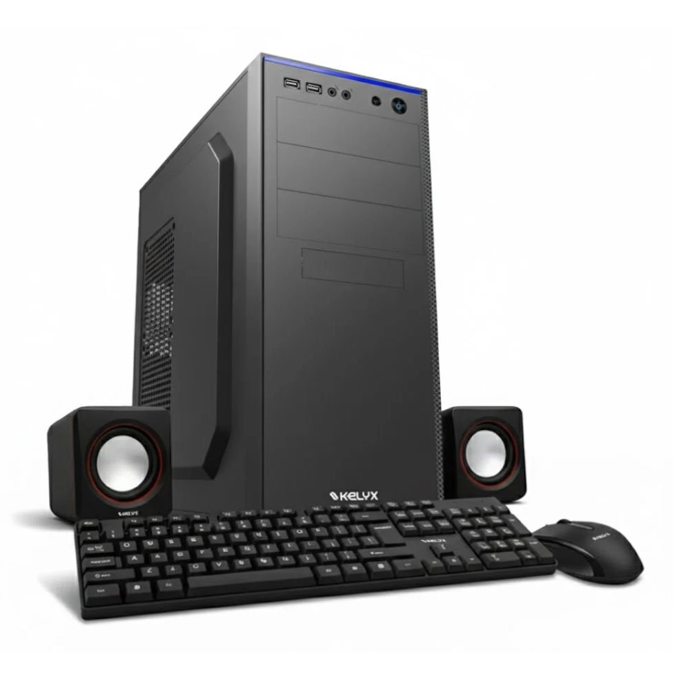 Gabinete Kit Kelyx LC727-14 Fuente 500W Tec/Mou/Parl
