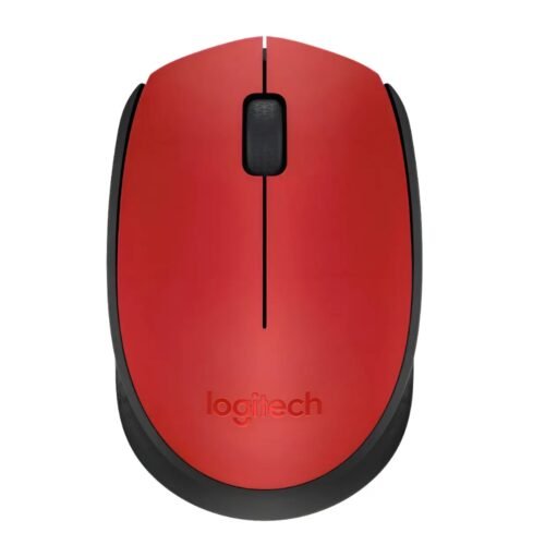 Mouse Inalambrico Logitech M170 Color Rojo