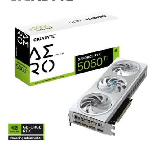 Placa de Video Gigabyte RTX 5060Ti 8Gb Aero OC