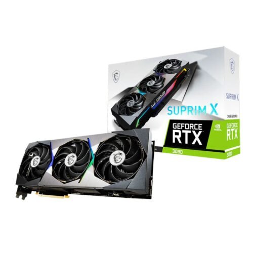 Placa de Video MSI RTX 3090 24Gb Suprim X