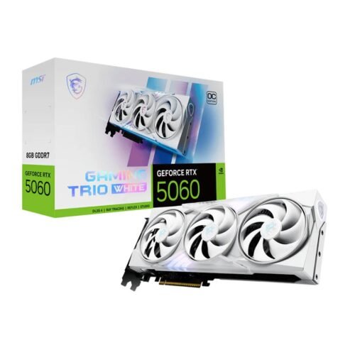 Placa de Video MSI RTX 5060 8Gb Gaming Trio OC White