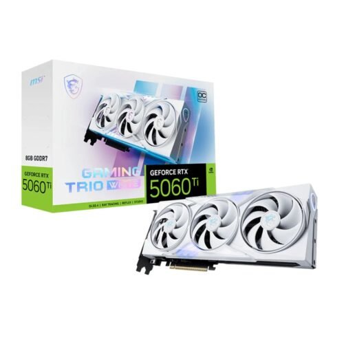 Placa de Video MSI RTX 5060Ti 8Gb Gaming Trio OC White