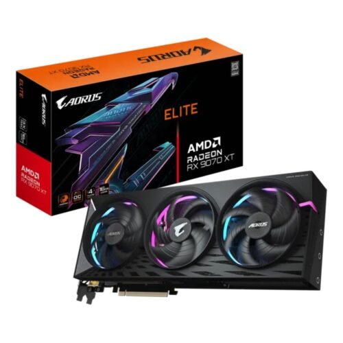 Placa de Video Gigabyte RX 9070 XT 16Gb Aorus Elite