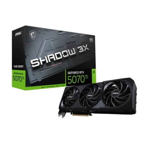 Placa de Video MSI RTX 5070Ti 16Gb Shadow 3X OC