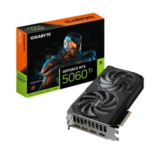 Placa de Video Gigabyte RTX 5060Ti 8Gb Windforce