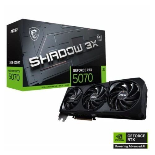 Placa de Video MSI RTX 5070 12Gb Shadow 3X OC
