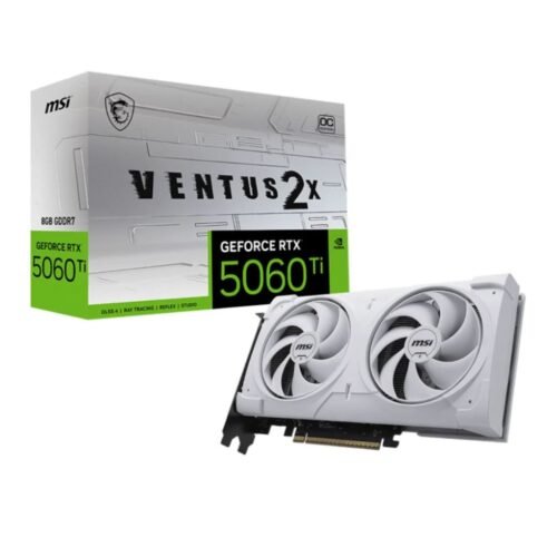 Placa de Video MSI RTX 5060Ti 8Gb Ventus 2X OC Plus White