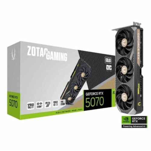Placa de Video Zotac RTX 5070 12Gb Solid OC
