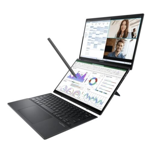Notebook Asus ZenBook Duo UX8406 Core Ultra 9 285H 2TB SSD 32GB Dual 14.5" (1920x1200) OLED Touch Wi