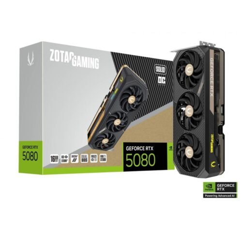 Placa de Video Zotac RTX 5080 16Gb Solid OC