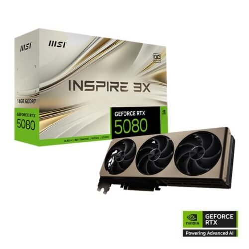 Placa de Video MSI RTX 5080 16Gb Inspire X3 OC
