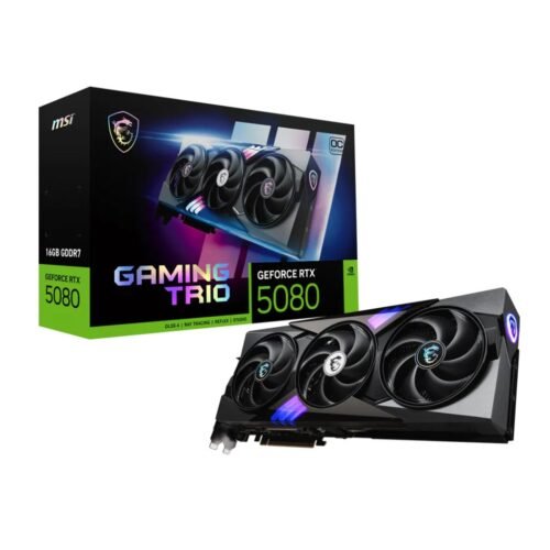 Placa de Video MSI RTX 5080 16Gb Gaming Trio