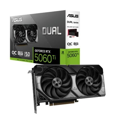 Placa de Video Asus RTX 5060Ti 8Gb Dual OC