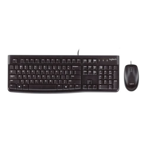 Combo Teclado Mouse Logitech MK120 Black