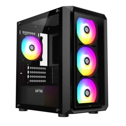 Gabinete Raptor INFINITY Glass Mid Tower ATX TG RGB