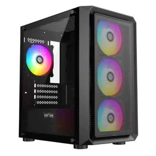 Gabinete Raptor INFINITY Mesh Mid Tower ATX TG RGB