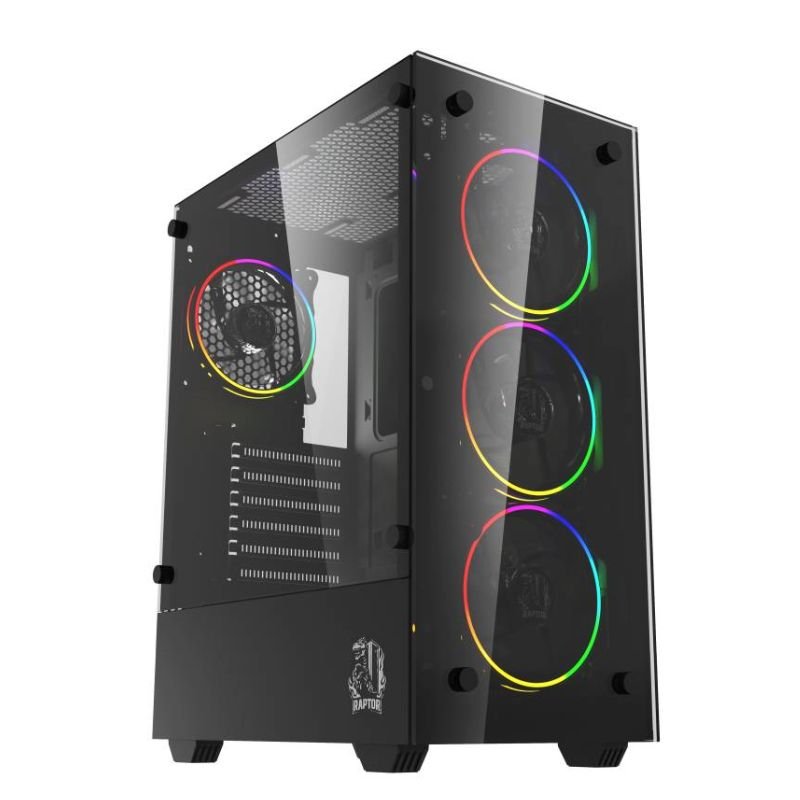 Gabinete Raptor SENTINEL Mid Tower ATX TG RGB